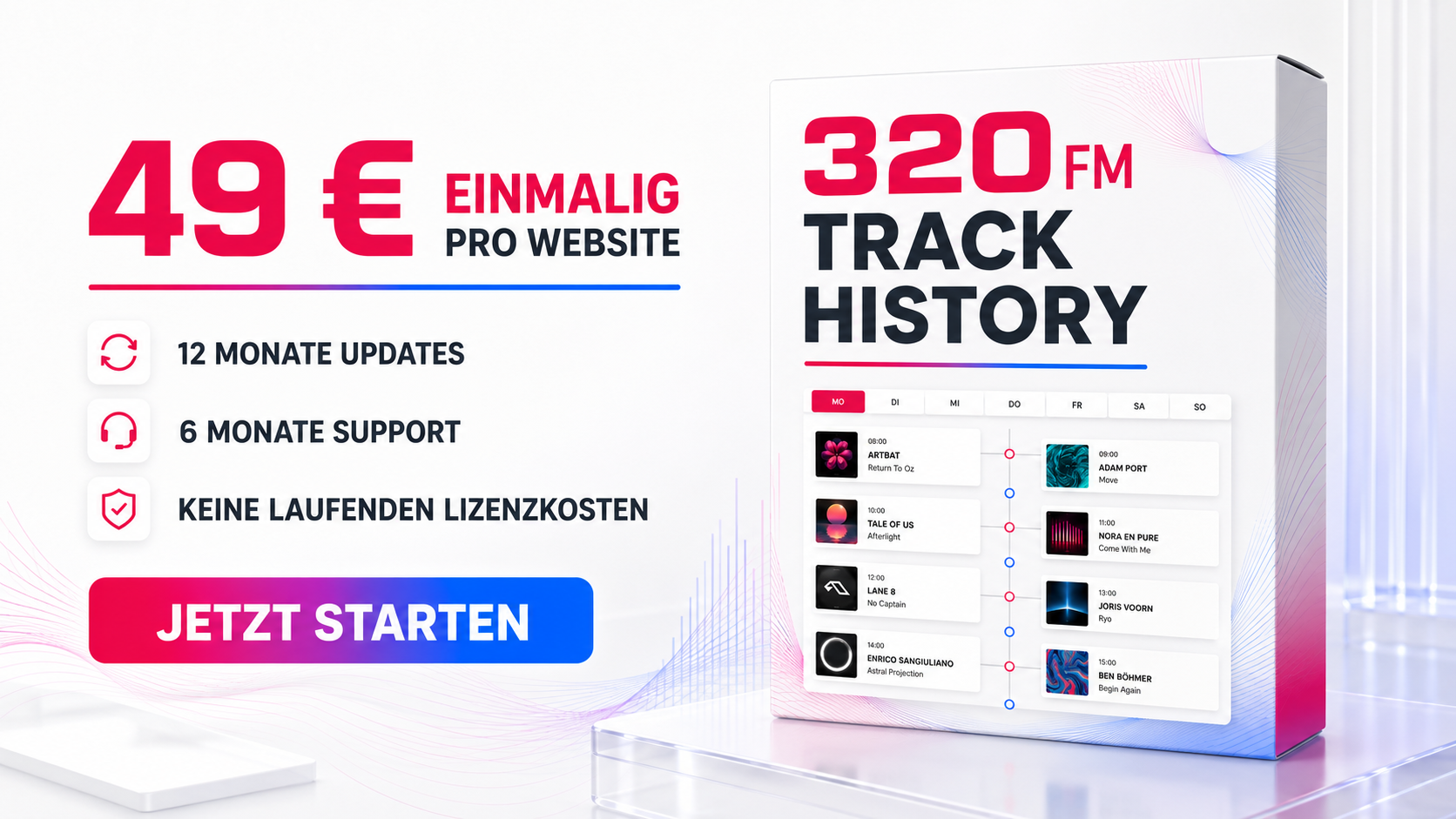 Shoutcast Track History